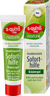 Insektenstichgel Soforthilfe Kräuter S-QUiTO free