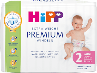 Windeln Extra Weich Premium Gr. 2 Mini (4-8 kg) HiPP