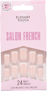 Künstliche Nägel Salon French 164 Set Elegant Touch