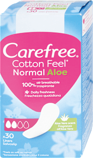 Salvaslip Cotton Feel Normal Aloe distesi Carefree