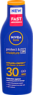 Hidratáló naptej FF30, Protect & Moisture  NIVEA SUN
