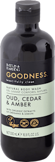 Sprchovací gél Goodness Oud, Cedar & Amber Baylis & Harding