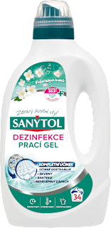 Dezinfekčný prací gél s vôňou bielych kvetov SANYTOL