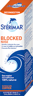 Hypertonic sprej za začepljen nos Blocked nose STÉRIMAR