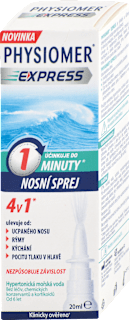 Hypertonický nosový sprej Express 4v1 Physiomer