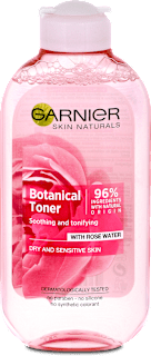 Botanical pleťová voda zklidňující s výtažkem z růže GARNIER SKIN NATURALS