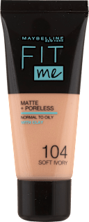 Alapozó Fit Me! Matte and Poreless - Nr. 104 Soft Ivory MAYBELLINE NEW YORK