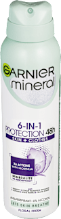 Minerálny antiperspirant v spreji 6-in-1 Protection Skin + Clothes GARNIER mineral