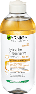 Dvojfázová micelárna voda 3v1 s olejom GARNIER SKIN NATURALS