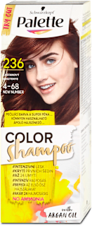 barva na vlasy Kaštanový 236 Palette COLOR Shampoo