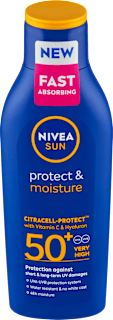 hydratační mléko na opalování protect & moisture OF50+ NIVEA SUN