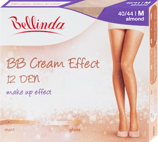 Harisnyanadrág BB Cream Effect, 12 DEN, almond, M Bellinda