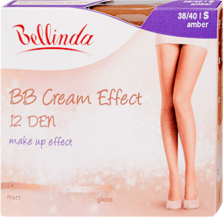 Harisnyanadrág BB Cream Effect, 12 DEN, amber, S Bellinda