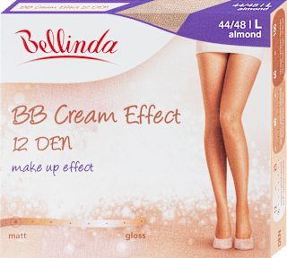 Harisnyanadrág BB Cream Effect, 12 DEN, almond, L Bellinda