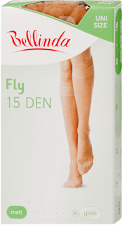 Térdfix Fly, 15 DEN, almond, egy méret Bellinda