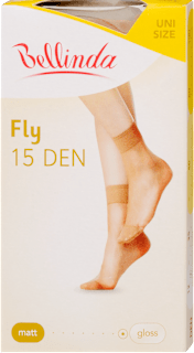 Bokafix Fly, 15 DEN, almond, egy méret Bellinda