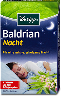 Tablety Valeriána pre pokojný a nerušený spánok Kneipp