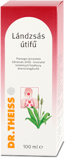 Lándzsás útifű Plantago lanceolata folyékony étrend-kiegészítő DR.THEISS
