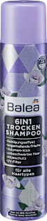 suchý šampon na vlasy 6 v 1 Balea