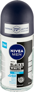Pánsky guľôčkový antiperspirant Black & White Invisible Fresh NIVEA MEN