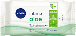 Vlhčené utierky na intímnu hygienu intimo aloe water NIVEA