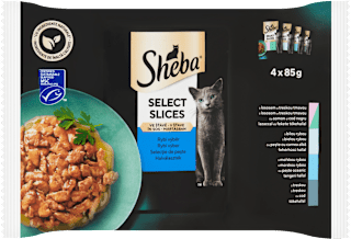 Selection kapsičky pro kočky rybí výběr 4x85 g Sheba