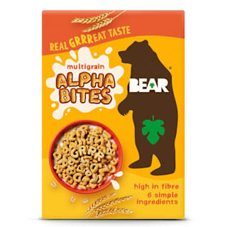 Celozrnné písmenkové cereálie Alphabites Bear