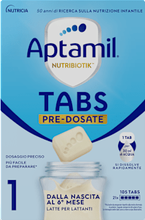 Latte per lattanti 1 in tabs pre-dosate Aptamil