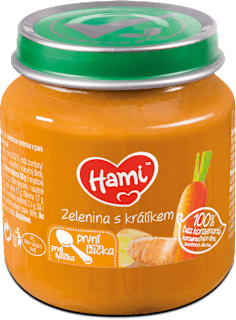 příkrm První lžička Zelenina s králíkem Hami