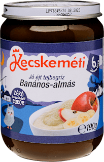 Tejbegríz banános-alma 6 hónapos kortól Kecskeméti