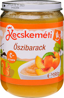 Bébidesszert őszibarack gyümölcspüré 4 hónapos kortól Kecskeméti