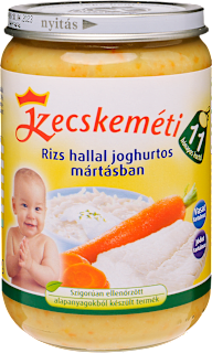 Junior menü rizs hallal, joghurtos mártásban 11 hónapos kortól Kecskeméti