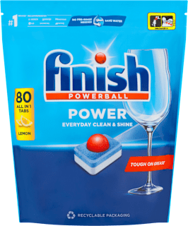 Tablety do umývačky riadu Power Everyday Clean & Shine Lemon Finish