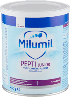 Pepti Junior speciális gyógyászati célra szánt élelmiszer 1 éves kortól Milumil