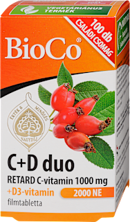 C+D-vitamin duo retard filmtabletta, 100 db BioCo