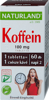 Koffein tabletta NATURLAND