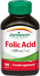 Tablety Folic Acid - kyselina listová Jamieson