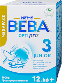 OPTIPRO 3 JUNIOR Tejalapú anyatej-kiegészítő tápszer 12.hó+ BEBA