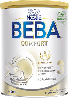 pokračovací mléčná kojenecká výživa 3 Comfort 5HMO 12m BEBA