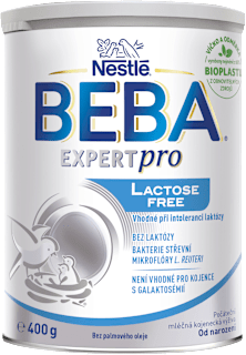 počáteční mléčná kojenecká výživa 1 Lactose free 0m BEBA