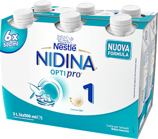 Latte per lattanti liquido Optipro 1 Nestlé Nidina