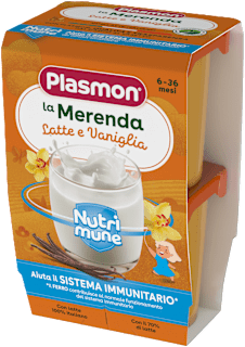 Merenda latte e vaniglia Plasmon