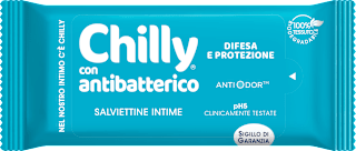 Salviettine intime con antibatterico Chilly