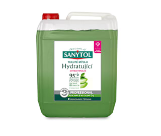 Dezinfekčné tekuté mydlo Aloe vera & zelený čaj – náhradná náplň SANYTOL