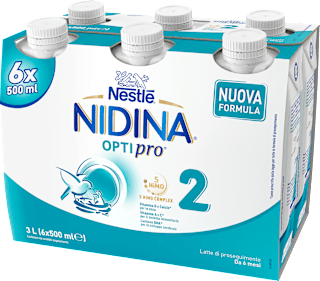 Latte di proseguimento liquido 2 Nestlé Nidina