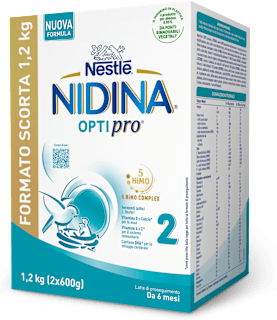 Latte di proseguimento in polvere 2 Nestlé Nidina