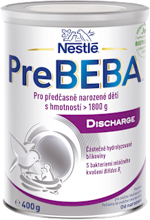 Dojčenská mliečna výživa PreBEBA DISCHARGE BEBA