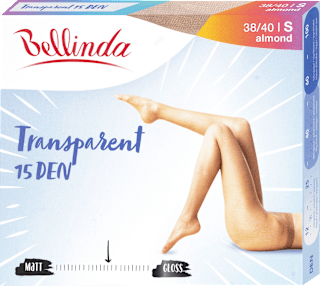 Harisnyanadrág Transparent 15 DEN; almond, S Bellinda