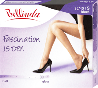 Harisnyanadrág Fascination 15 DEN; fekete, S Bellinda