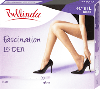 Harisnyanadrág Fascination 15 DEN; fekete, L Bellinda